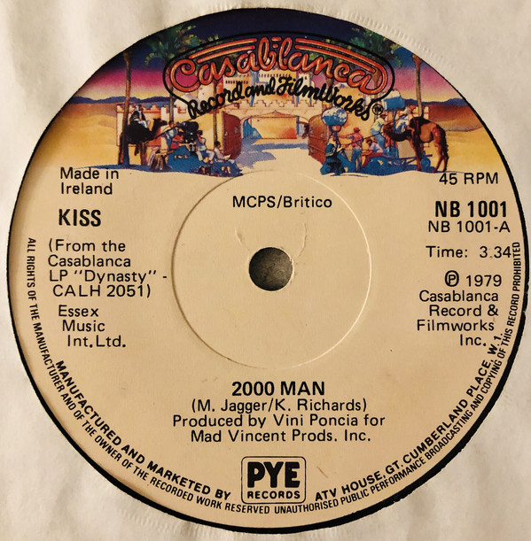 Accords et paroles 2000 Man Kiss