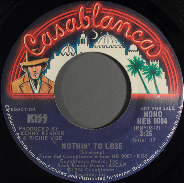 Accords et paroles Nothin' To Lose Kiss