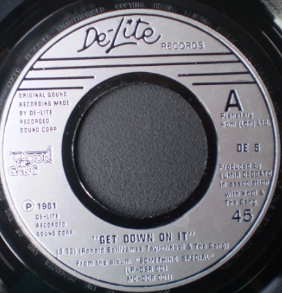 Accords et paroles Get Down On It Kool and The Gang