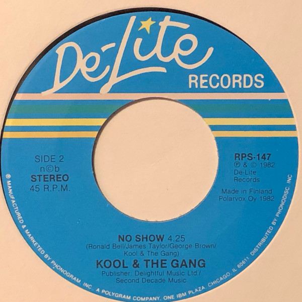 Accords et paroles No Show Kool and The Gang