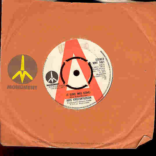 Accords et paroles It Sure Was Love Kris Kristofferson