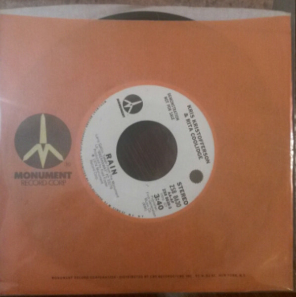 Accords et paroles Rain Kris Kristofferson