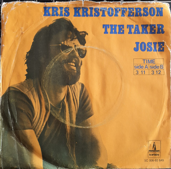 Accords et paroles The Taker Kris Kristofferson