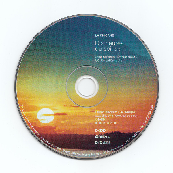 Accords et paroles Dix heures du soir La Chicane