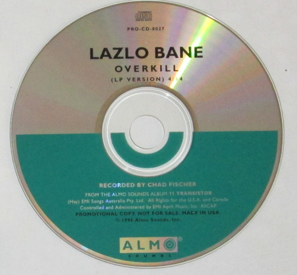Accords et paroles Overkill Lazlo Bane