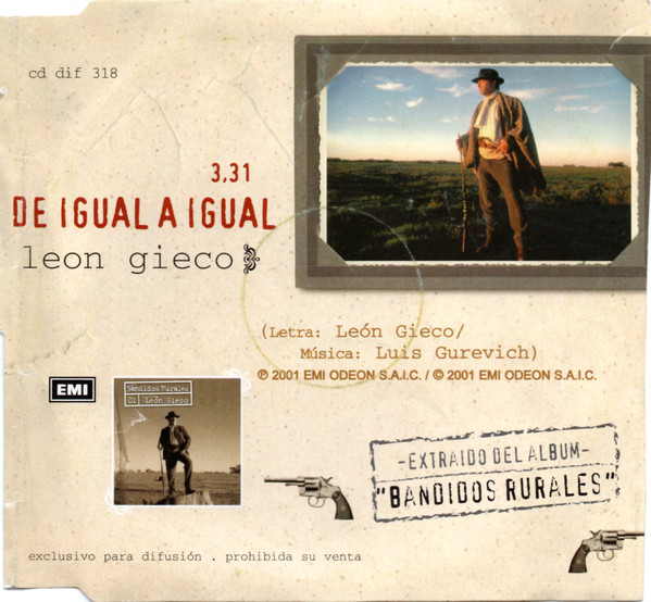 Accords et paroles De Igual A Igual León Gieco