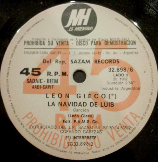 Accords et paroles La Navidad De Luis León Gieco