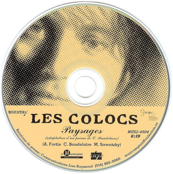 Accords et paroles Paysage Les Colocs