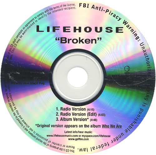 Accords et paroles Broken Lifehouse
