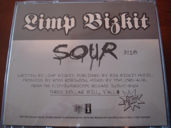 Accords et paroles Sour Limp Bizkit