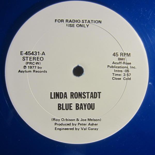 Accords et paroles Blue Bayou Linda Ronstadt
