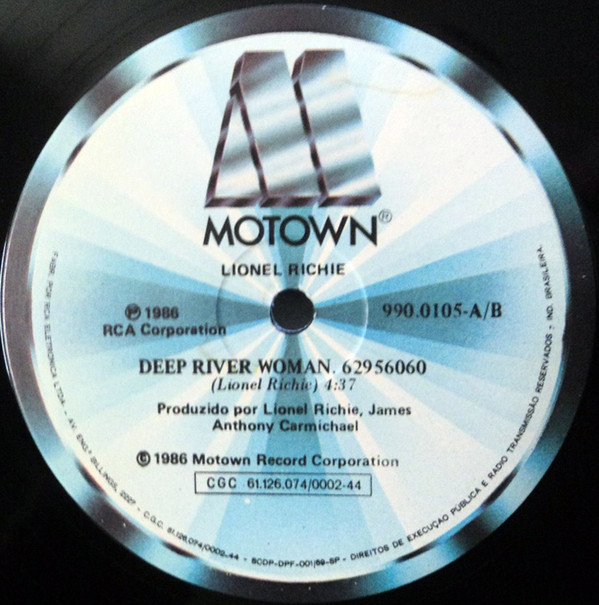 Accords et paroles Deep River Woman Lionel Richie