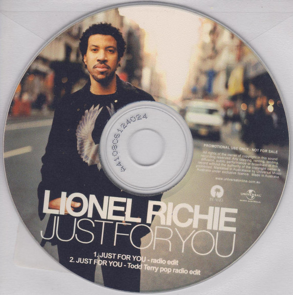Accords et paroles Just For You Lionel Richie