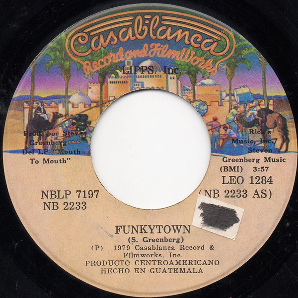Accords et paroles Funkytown Lipps Inc.