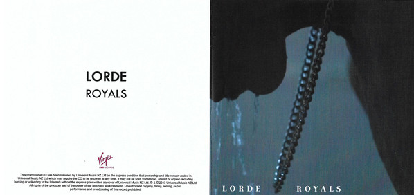 Accords et paroles Royals Lorde