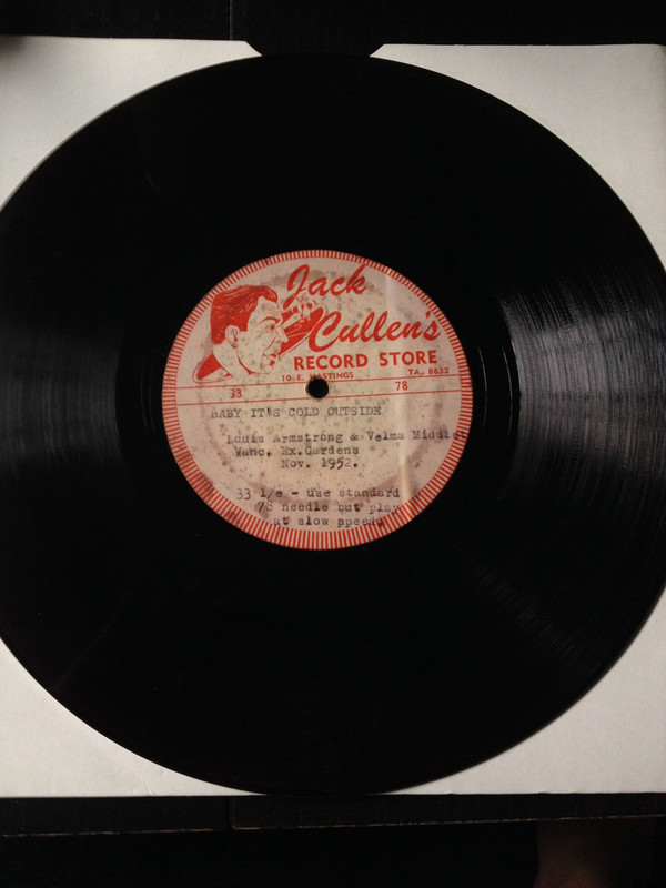 Accords et paroles Baby Its Cold Outside Louis Armstrong