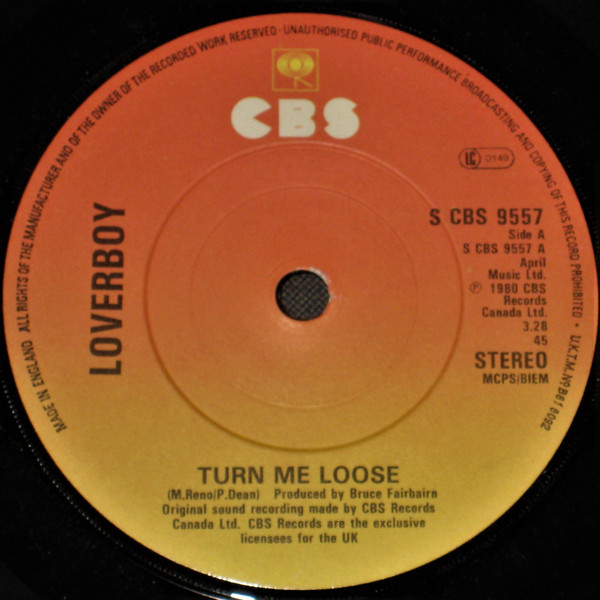 Accords et paroles Turn Me Loose Loverboy