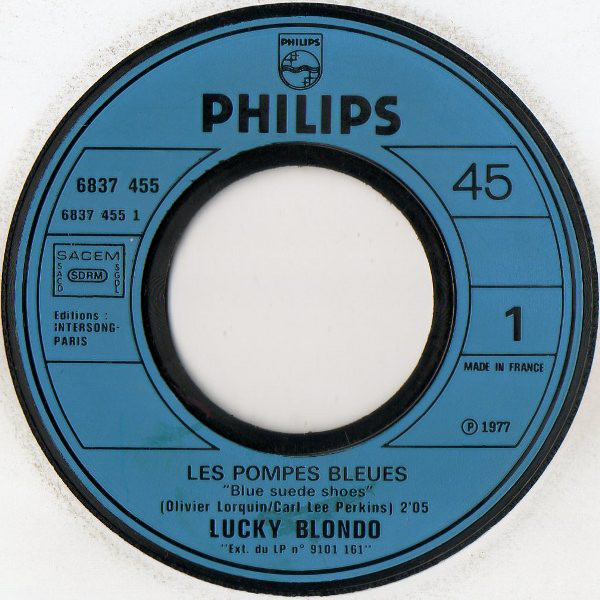 Accords et paroles Les pompes bleues Lucky Blondo