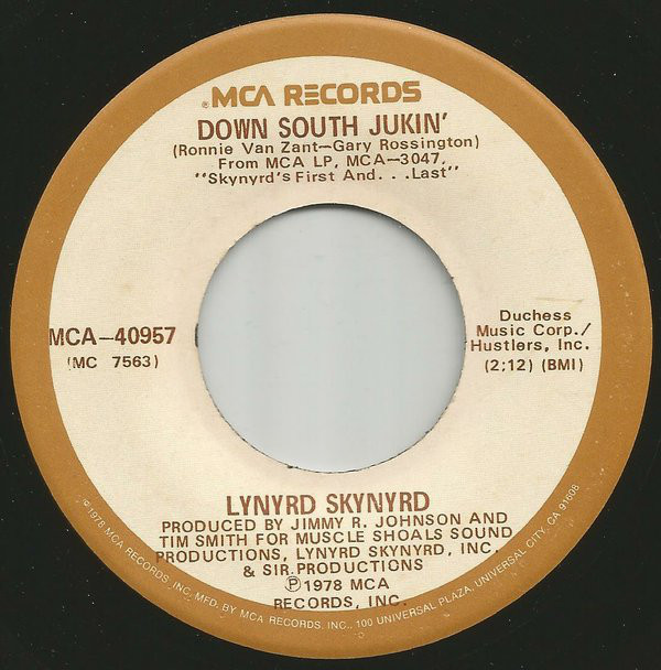 Accords et paroles Down South Jukin Lynyrd Skynyrd