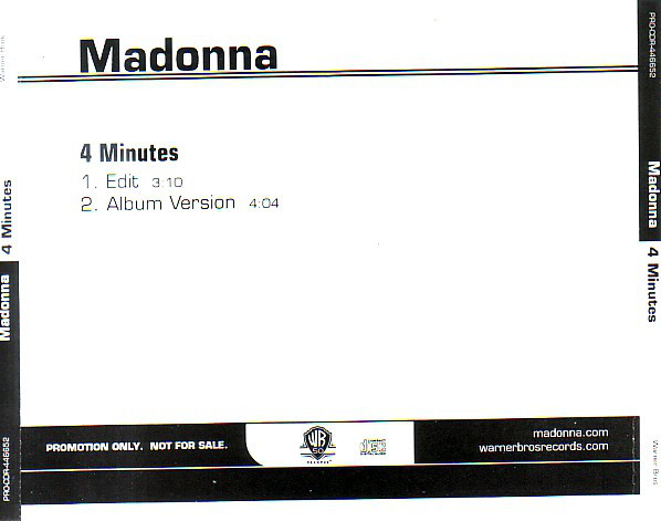 Accords et paroles 4 Minutes Madonna