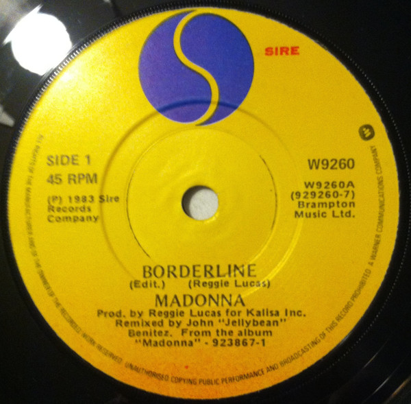 Accords et paroles Borderline Madonna