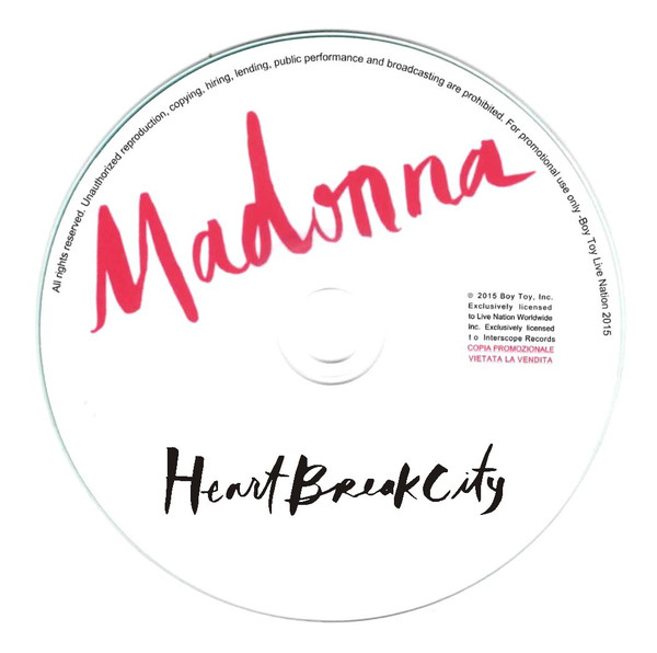 Accords et paroles Heartbreak City Madonna