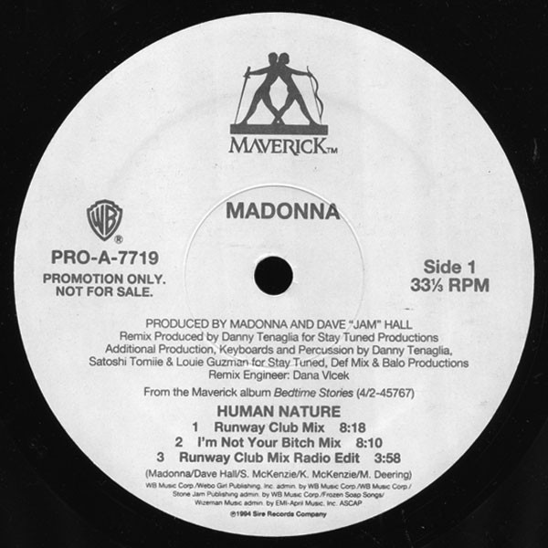 Accords et paroles Human Nature Madonna