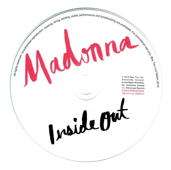 Accords et paroles Inside Out Madonna