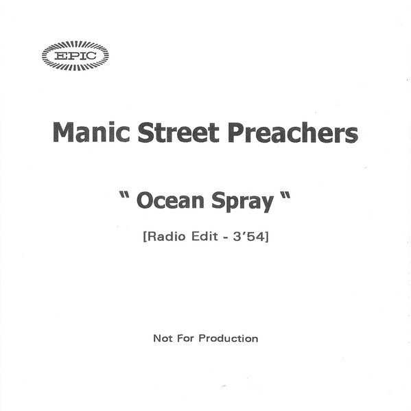 Accords et paroles Ocean Spray Manic Street Preachers