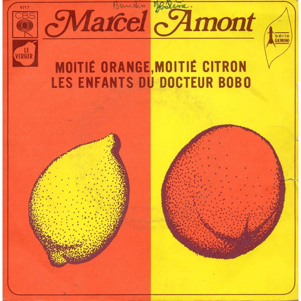 Accords et paroles Moitié orange moitié citron Marcel Amont
