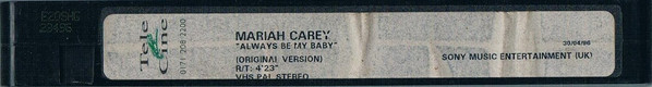 Accords et paroles Always Be My Baby Mariah Carey
