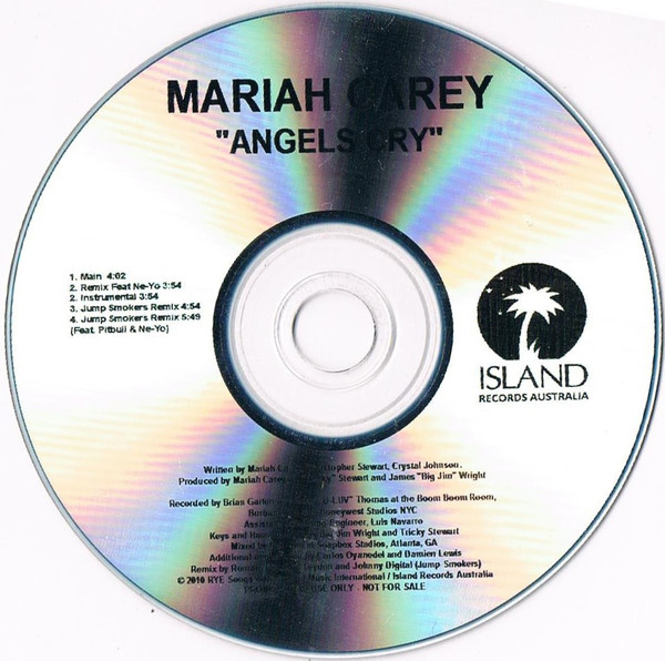 Accords et paroles Cry Mariah Carey