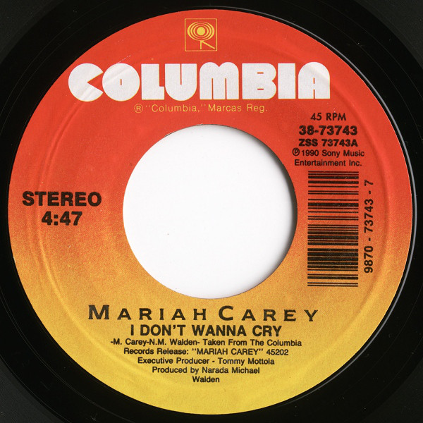 Accords et paroles I Don't Wanna Cry Mariah Carey
