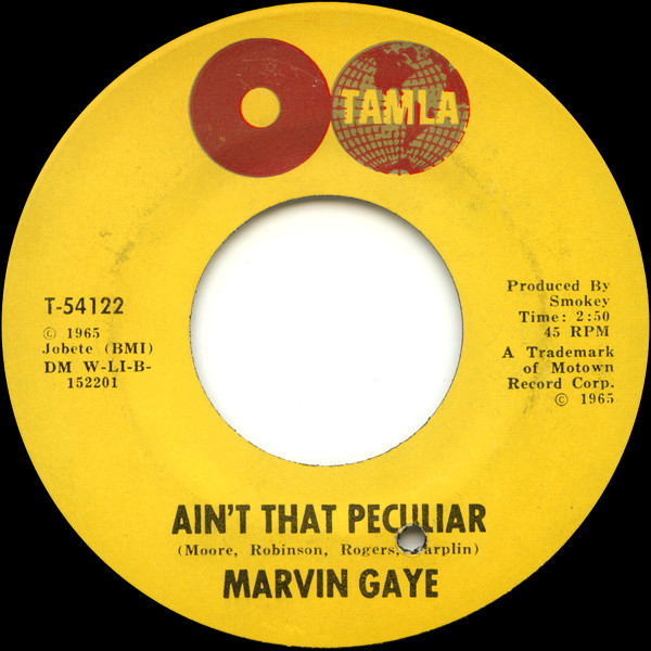 Accords et paroles Ain't That Peculiar Marvin Gaye