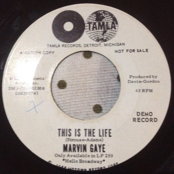 Accords et paroles My Way Marvin Gaye