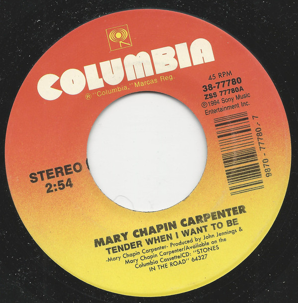 Accords et paroles Tender When I Want To Be Mary Chapin Carpenter