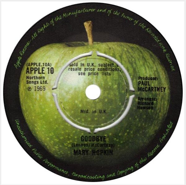 Accords et paroles Goodbye Mary Hopkin