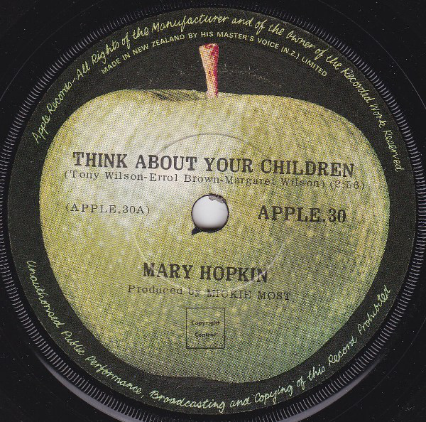 Accords et paroles Think About Your Children Mary Hopkin