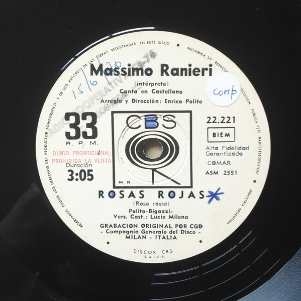 Accords et paroles Si Ardiera La Ciudad Massimo Ranieri