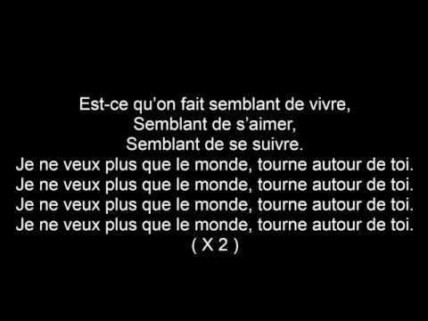 Accords et paroles Le monde Matt Pokora