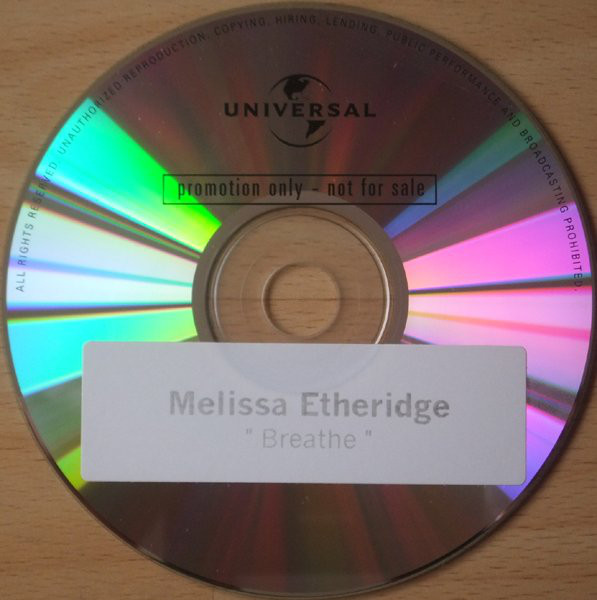 Accords et paroles Breathe Melissa Etheridge