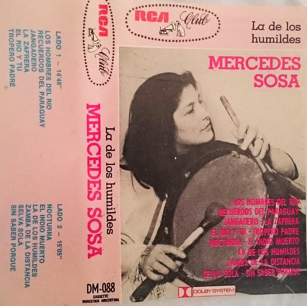 Accords et paroles La De Los Humildes Mercedes Sosa