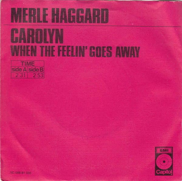 Accords et paroles Carolyn Merle Haggard