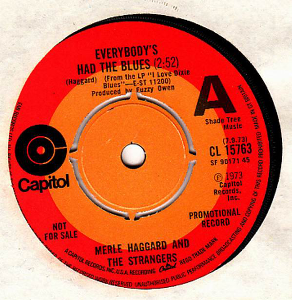 Accords et paroles Everybody's Had The Blues Merle Haggard