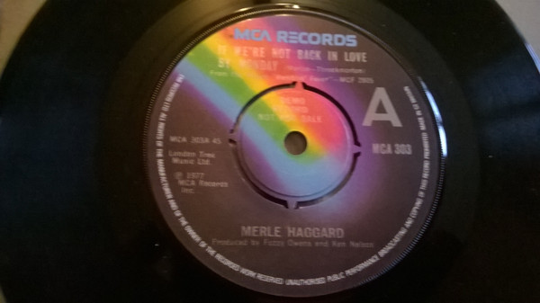 Accords et paroles If We're Not Back In Love By Monday Merle Haggard