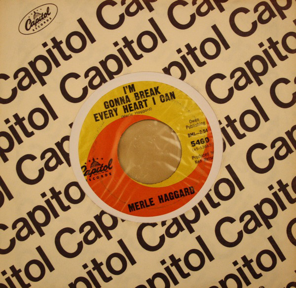 Accords et paroles I'm Gonna Break Every Heart I Can Merle Haggard