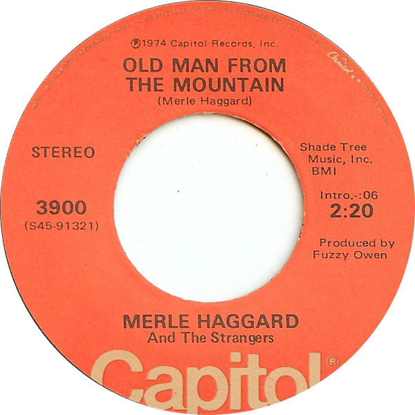 Accords et paroles Old Man From The Mountain Merle Haggard