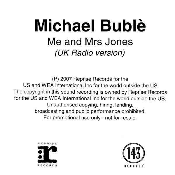 Accords et paroles Me And Mr. Jones Michael Buble