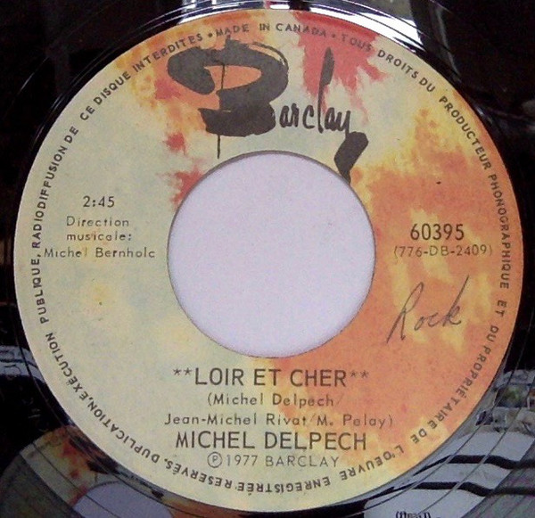 Accords et paroles Le Loir-et-Cher Michel Delpech