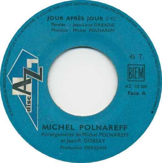 Accords et paroles Jour après jour Michel Polnareff
